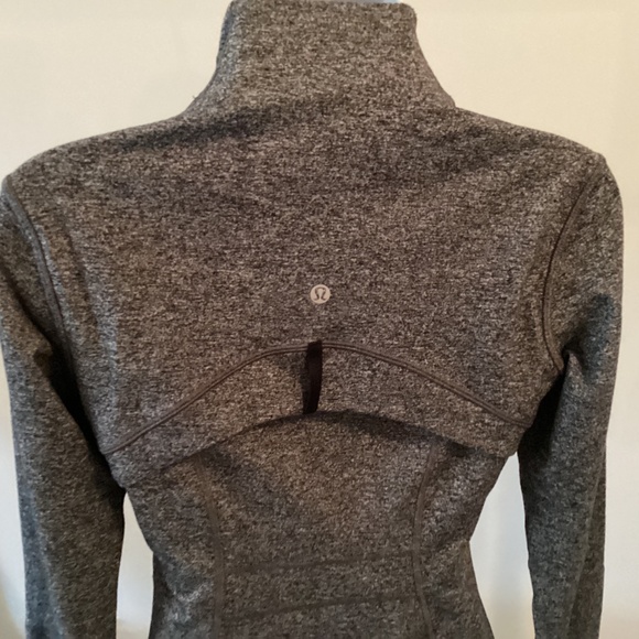 LULULEMON FULL ZIP DEFINE JACKET SIZE 6 IN DARK HEATHER GREY BLACK - Picture 5 of 11